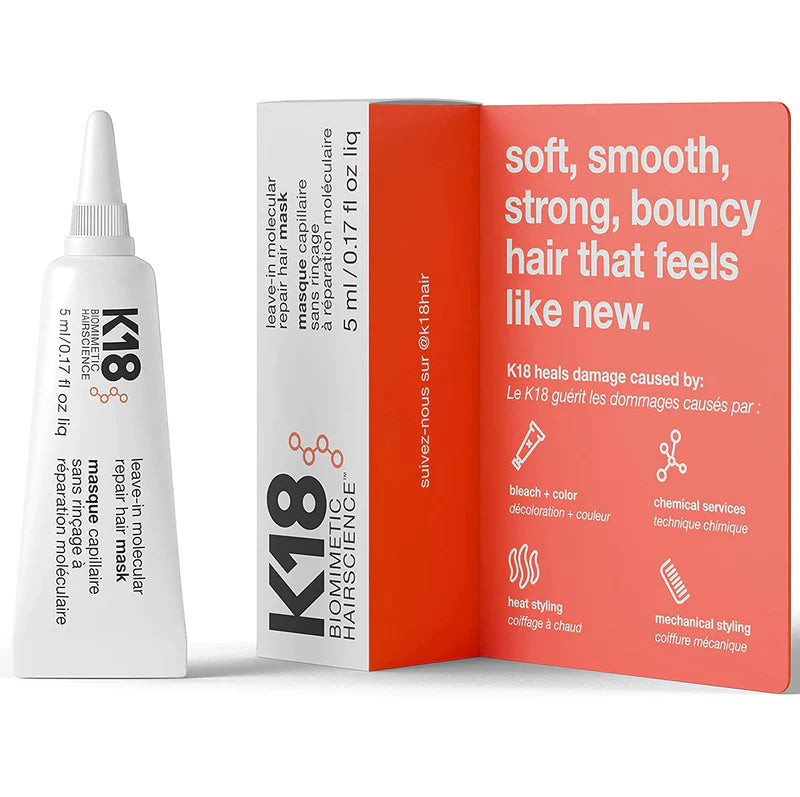 K18 Leave-In Molecular Repair Hair Mask Single Use